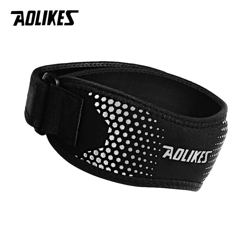 1PCS Knee Braces for Knee Pain,Patella Knee Support Strap,Adjustable Patellar Tendon Stabilizer Band for Basketball
